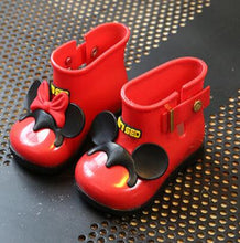 Load image into Gallery viewer, Mini Melissa girls sandals shoes cute bowknot girls rain boots non-slip rain boots kids waterproof rain boots kids shoes
